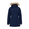 Canada Goose Victoria Fur-hood Parka Jacket In Atlantic Navy