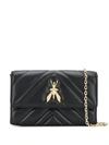 PATRIZIA PEPE QUILTED FLY CROSSBODY BAG