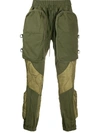 READYMADE PADDED CARGO TROUSERS