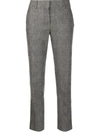 PIAZZA SEMPIONE HOUNDSTOOTH SLIM-FIT TROUSERS