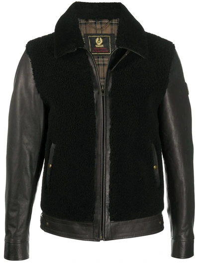 Belstaff Shearling Jacket In Brown