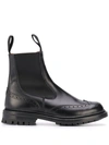 TRICKER'S SILVIA PERFORATED ANKLE BOOTS