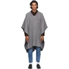 OFF-WHITE OFF-WHITE GREY OVERSIZED ARROWS PONCHO