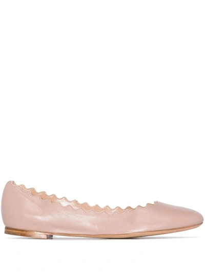 Chloé 'lauren' Ballerinas In Pink