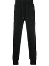 Paul Smith Artist-stripe Drawstring Track Pants In Black
