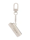 Ambush Logo Lighter Case Keychain In Silver