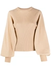 TELA LONG-SLEEVED KNITTED TOP