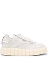 Eytys Oracle Tumbled Low-top Sneakers In White
