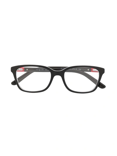 Vogue Kids' Square Frame Glasses In Black