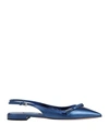 Prada Ballet Flats In Blue