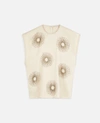 STELLA MCCARTNEY STELLA MCCARTNEY SILVER MOON PIPER HOTFIX TOP,12502607