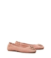 TORY BURCH MINNIE TRAVEL BALLET FLATS, SUEDE,192485544268