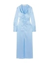 ARIAS ARIAS WOMAN MAXI DRESS SKY BLUE SIZE 10 SILK,15071182EG 1