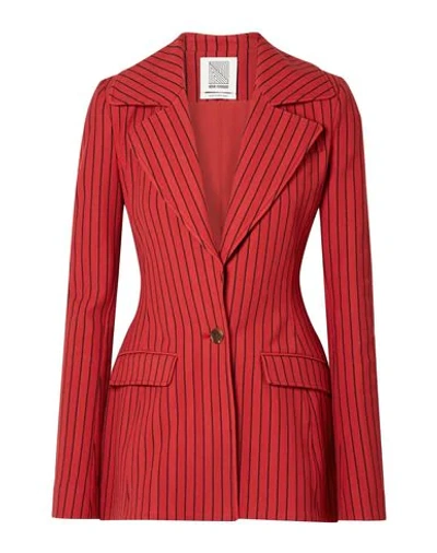 Rosie Assoulin Suit Jackets In Red