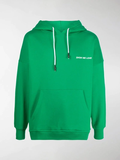 Honey Fucking Dijon Show Me Love Hoodie In Green