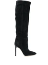 PARIS TEXAS POINTED TOE KNEE-HIGH BOOTS,3CC5B8E5-5BE1-255F-C350-AFB57C1EFA2D