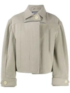 Jacquemus La Veste Albi Wool-blend Jacket In Grey