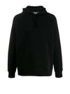 Carhartt Hoodie Sweatshirt Black Logo In Black