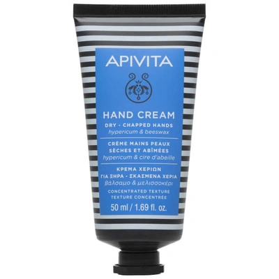 Apivita Dry-chapped Hands Hand Cream With Hypericum And Beeswax 1.69 Fl. oz