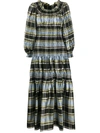 TORY BURCH BOLD STRIPE PRAIRIE DRESS