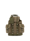 Readymade Military Cargo Backpack In Green