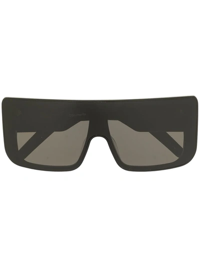 Rick Owens Oversized Fame Sunglasses In Black