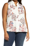 NIC + ZOE SCATTERED LETTERS TANK,F201622W