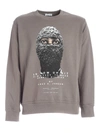 IH NOM UH NIT BLACK MASK RUNW SWEATSHIRT IN GREY