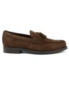 TOD'S LOAFERS IN BROWN SUEDE,11535456