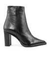 ALDO CASTAGNA BLACK LEATHER CARYN BOOTS,CARYN NERO