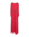 Cavalli Class Long Dresses In Red