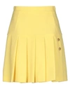 Dolce & Gabbana Knee Length Skirts In Yellow
