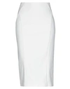 Patrizia Pepe Midi Skirts In White