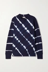 TORY SPORT TIE-DYED FRENCH COTTON-TERRY SWEATSHIRT