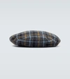 UNDERCOVER WOOL CHECKED BERET,P00500998