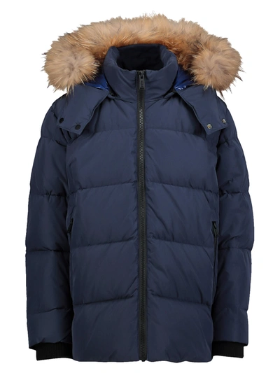 Add Kids Down Jacket For Boys In Blue