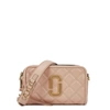 MARC JACOBS THE SOFTSHOT 21 BLUSH LEATHER CROSS-BODY BAG,3263456