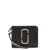 Marc Jacobs Snapshot Top Zip Wallet In Black