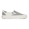 VANS BLACK & WHITE CHECK OG CLASSIC SLIP-ON LX SNEAKERS