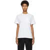 Sacai Short Sleeve Embroidered Floral T-shirt In White