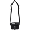 ACNE STUDIOS ACNE STUDIOS BLACK CANVAS MINI MESSENGER BAG