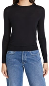 Theory Fitted Cashmere Pullover In Navy