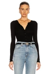 Enza Costa Silk Rib Fitted Long Sleeve Cardigan In Black