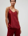 LAFAYETTE 148 PLUS-SIZE LUXE CHARMEUSE EVA BIAS TANK