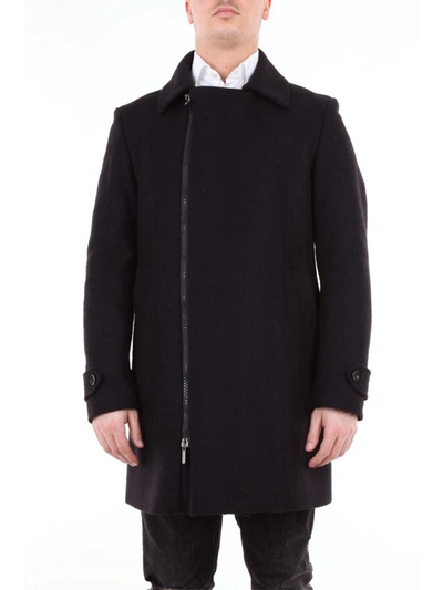 Alessandro Dell'acqua Men's Black Wool Outerwear Jacket