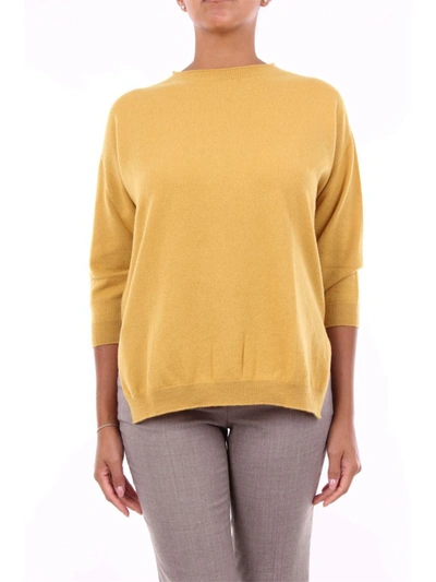 Peserico Women's Yellow Cashmere Jumper