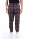 PT01 PT01 MEN'S MULTICOLOR WOOL PANTS,CX15RFZ0Z00ANDMULTICOLOR 50