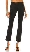 Helmut Lang Cropped Stretch-jersey Flared Pants In Black