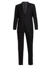 Ermenegildo Zegna Tonal Wool Suit In Grey