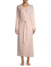 HANRO FLORA LACE-TRIM dressing gown,0400012493724